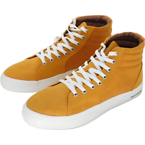 Sun Stone Jett High-Top Yellow Sneakers for Men Size 10.5 - Picture 2 of 6